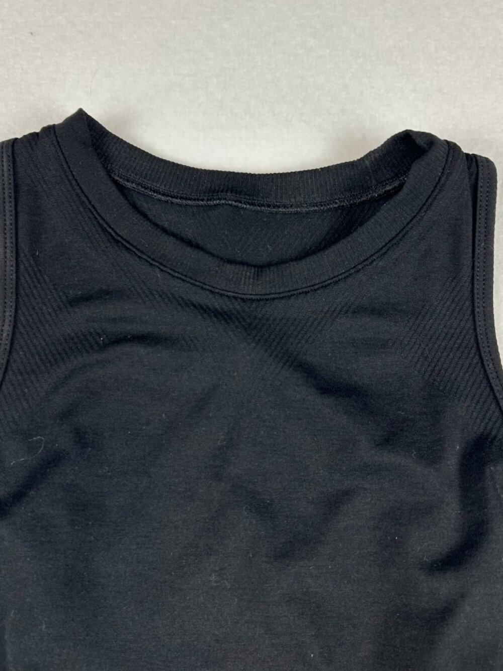 Alphalete | Stratus Crop Tank Black Sports Bra, High Neck, size S - Picture 5 of 10